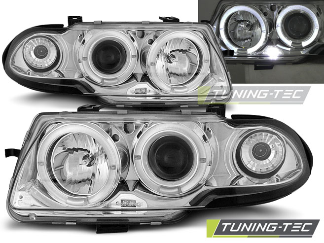 Phare - OPEL ASTRA F 09.91-08.94 ANGEL EYES CHROME
