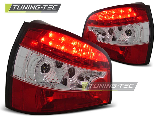LED - LUMIÈRES DEL BLANC ROUGE ROUGE S'adapte AUDI A3 09.96- 08.00