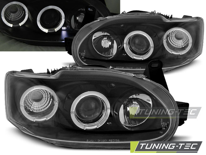 Phare - ESCORT FORD MK7 02.95-00 ANGEL EYES BLACK
