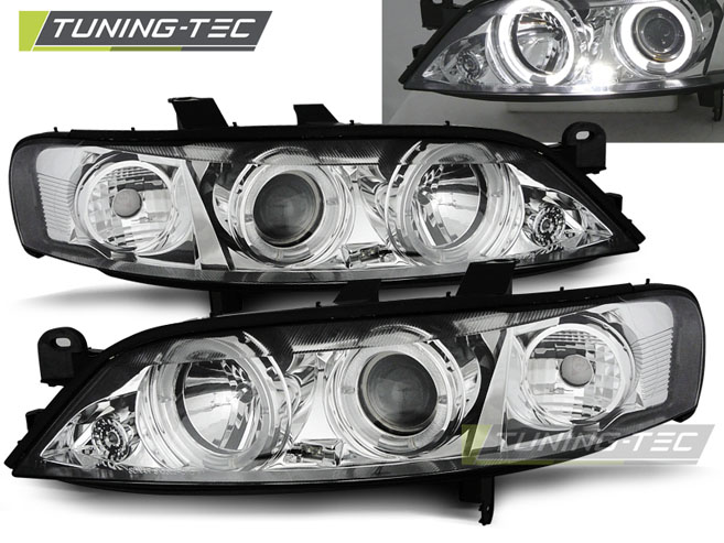 Phare - OPEL VECTRA B 99-03.02 ANGEL EYES CHROME