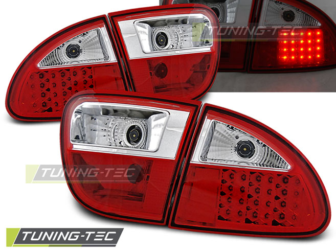 LED - LUMIÈRES DE TAIL LED RED BLANC convient SEAT LEON 04.99-08.04