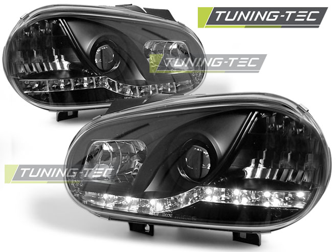 Phare - de type « feux de jour » (daylight) noirs pour VW GOLF 4