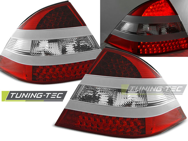 LED - LUMIÈRES DE TAIL DEL BLANC ROUGE adapte MERCEDES W220 S-KLASA
