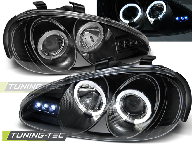 Phare - MAZDA MX3 91-98 ANGEL EYES BLACK