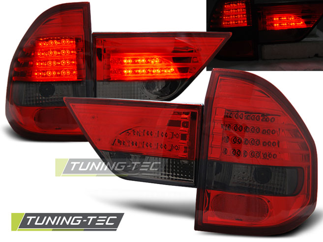 LED - LUMIÈRES DE TAIL LED RED SMOKE convient BMW X3 E83 01.04-06