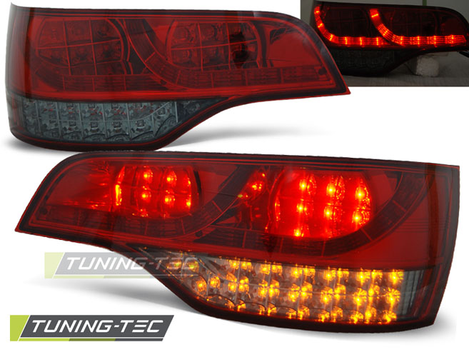 LED - LUMIÈRES DE TAIL LED SMOKE RED convient à AUDI Q7 06-09