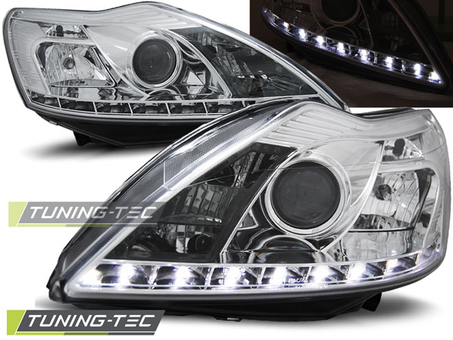 Phare - FORD FOCUS II 02.08-10 CHROME DU JOUR