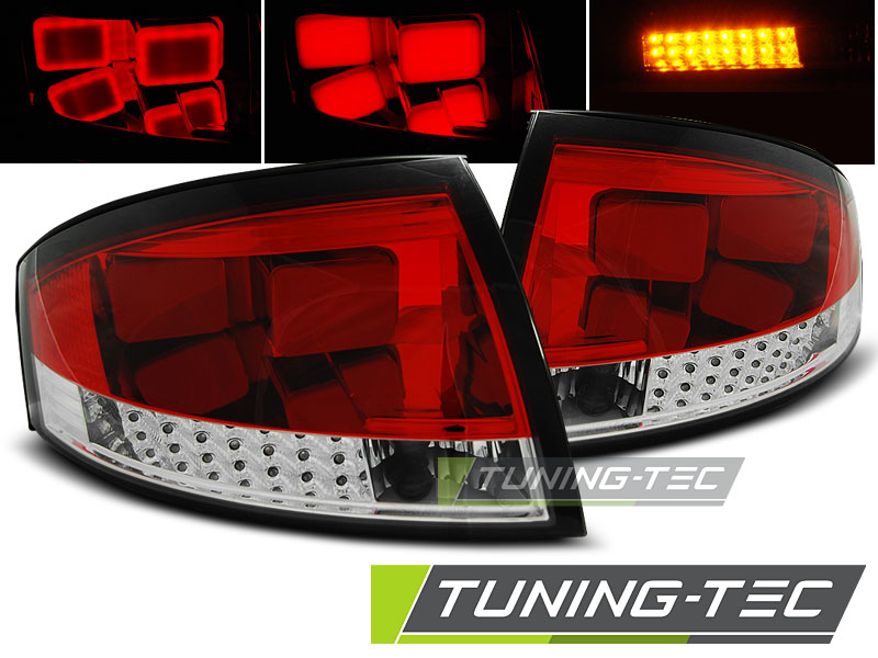 LED - LUMIÈRES DE TAIL LED RED BLANC S'adapte AUDI TT 8N 99-06