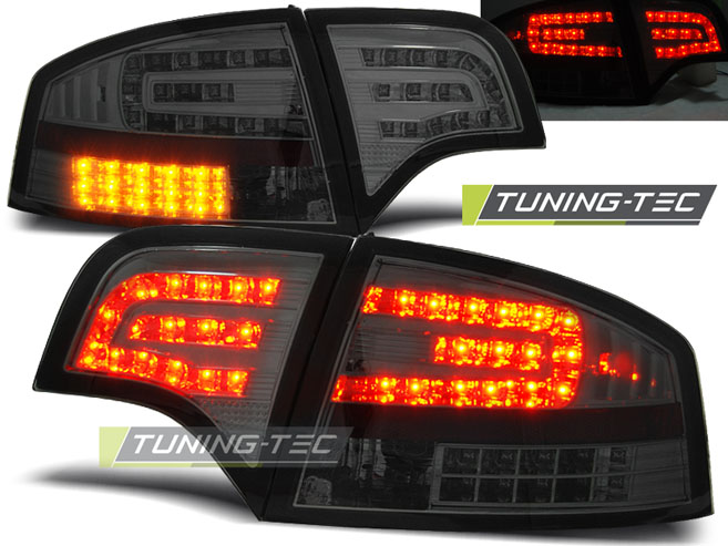 LED - LUMIÈRES DE TAIL LED SMOKE convient à AUDI A4 B7 11.04-03.08