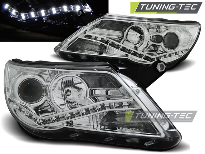 HEADLIGHTS DAYLIGHT CHROME fits VW TIGUAN 10.07-11