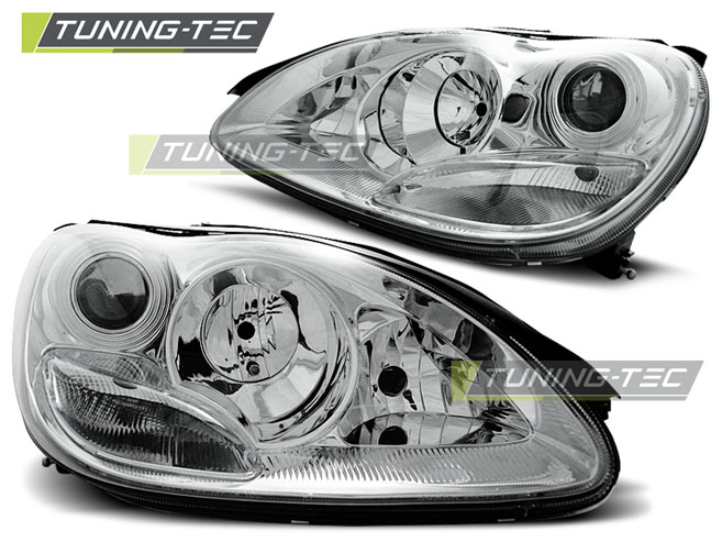 Phare - HAUTS CHROME s'adapte à MERCEDES W220 S-KLASA 09.98-05.05