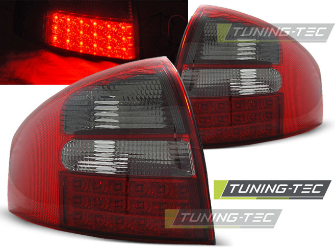 LED - LUMIÈRES DE TAIL LED SMOKE RED convient à AUDI A6 05.97-05.04