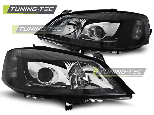 Phare - OPEL ASTRA G 09.97-02.04 BLACK H7