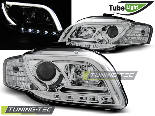 Phare - TUBE LUMIÈRE TUBE LUMIÈRE CHROME convient à AUDI A4 B7