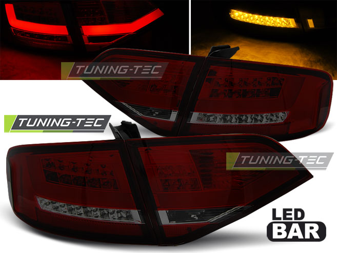LED - LUMIÈRES DE TAIL LED SMOKE RED convient à AUDI A4 B8 08-11