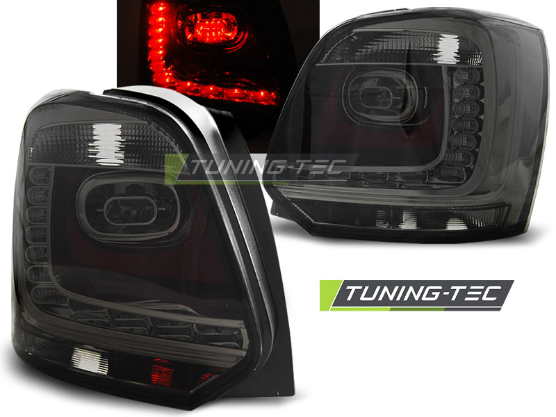 LED - LUMIÈRES DE TAIL LED SMOKE s'adapte VW POLO 09-14
