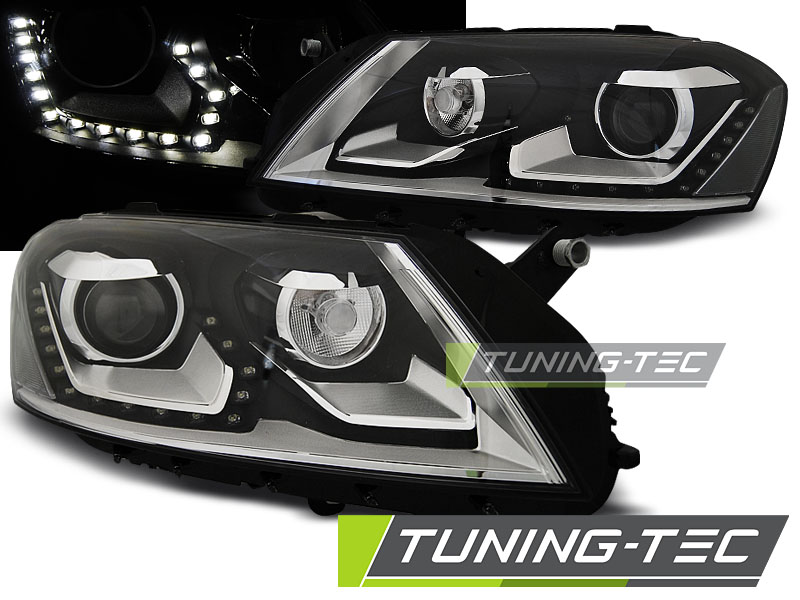 Phare - de type « feux de jour » (daylight) noirs pour VW PASSAT B7 10.10- 10.14