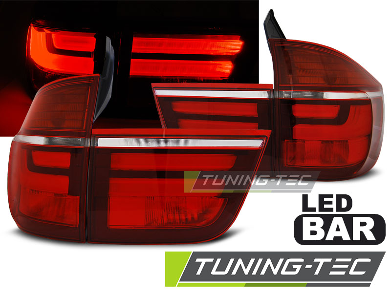 LED TAIL LIGHTS RED WHITE fits BMW X5 E70 07-10