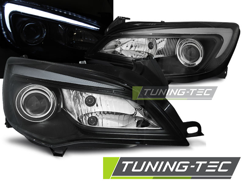 Phare - OPEL ASTRA J 10-15 TUBE LIGHT BLACK