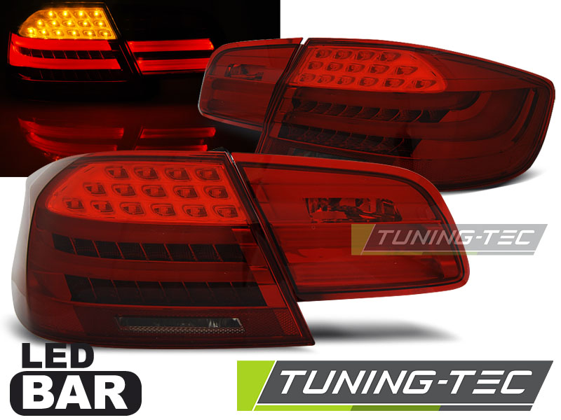 LED - LED BAR TAIL LIGHTS RED SMOKE convient BMW E92 06-10