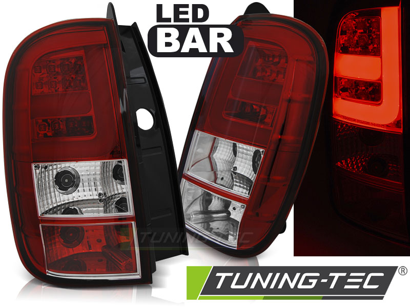 LED - DACIA DUSTER 04.10- LED BAR RED BLANC