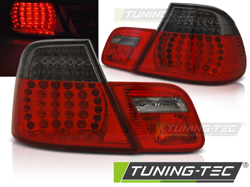 LED - LUMIÈRES DE TAIL LED RED SMOKE convient BMW E46 03-06 COUPE