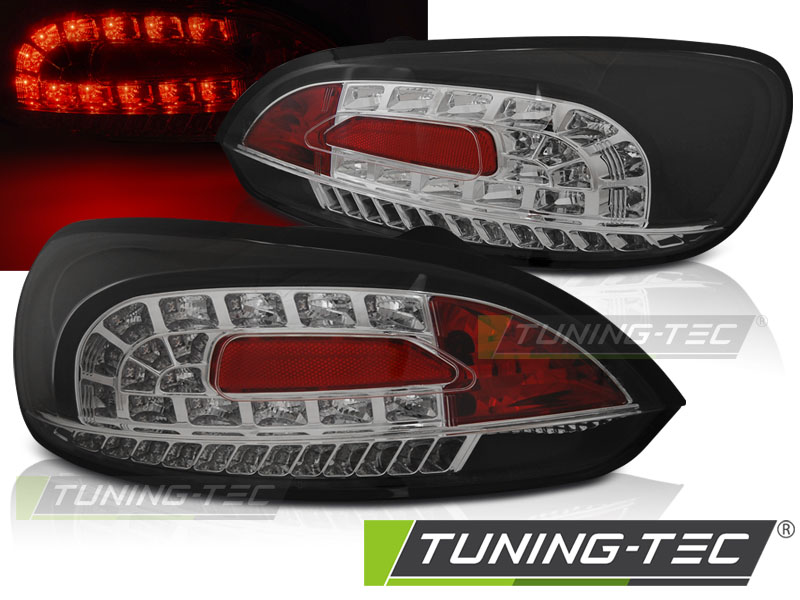 LED - LUMIÈRES DE TAIL LED BLACK s'adapte VW SCIROCCO III 08-04.14