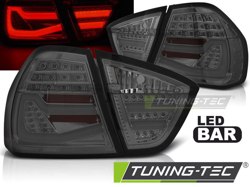 LED - LED BAR TAIL LIGHTS SMOKE convient BMW E90 03.05-08.08