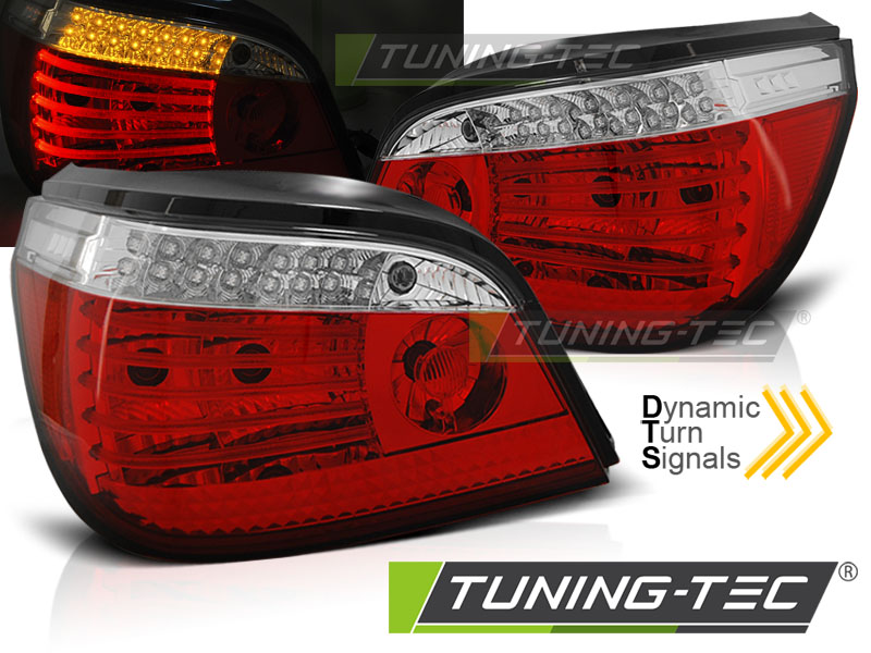LED - LUMIÈRES DE TAIL LED RED BLANC SEQ convient BMW E60 07.03-07