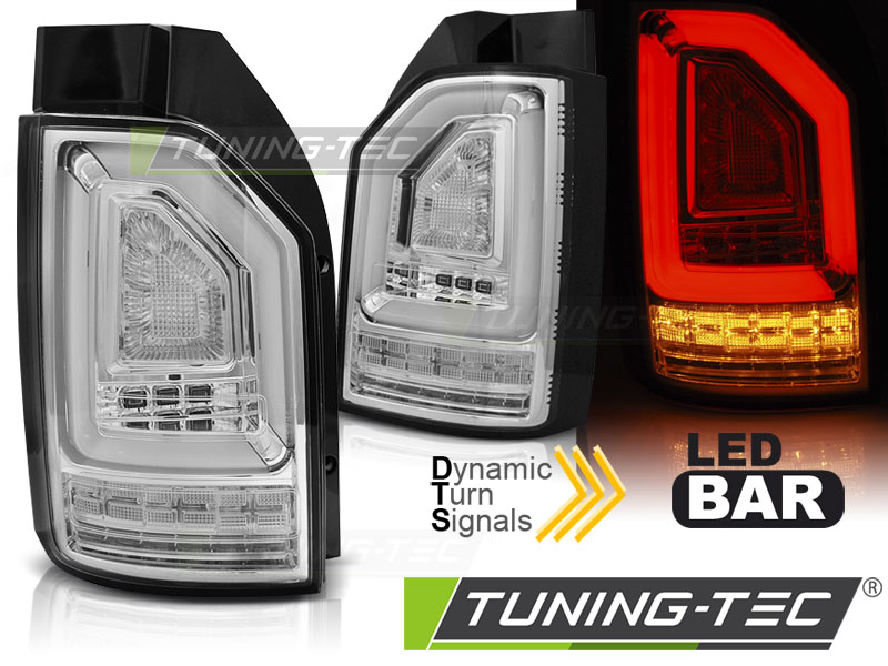 LED - LUMIÈRES DE BARRE LED CHROME SEQ convient VW T6 15-19 OEM BULB