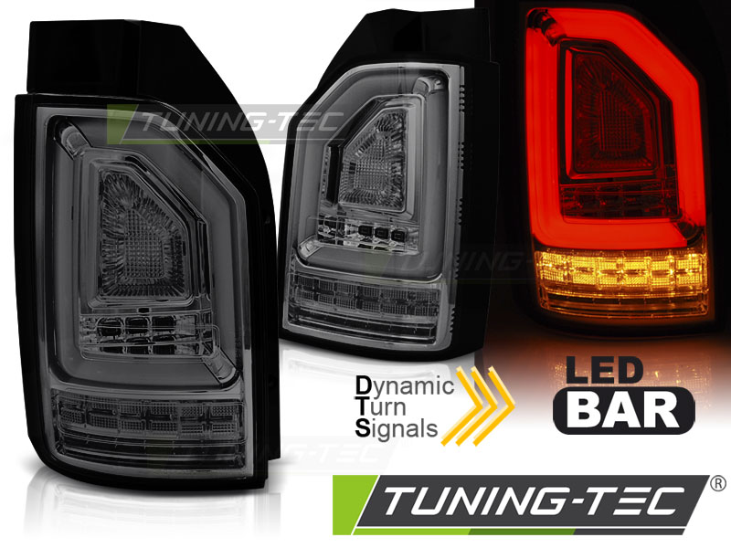 LED - LED BAR TAIL LIGHTS SMOKE SEQ convient VW T6 15-19 OEM BULB