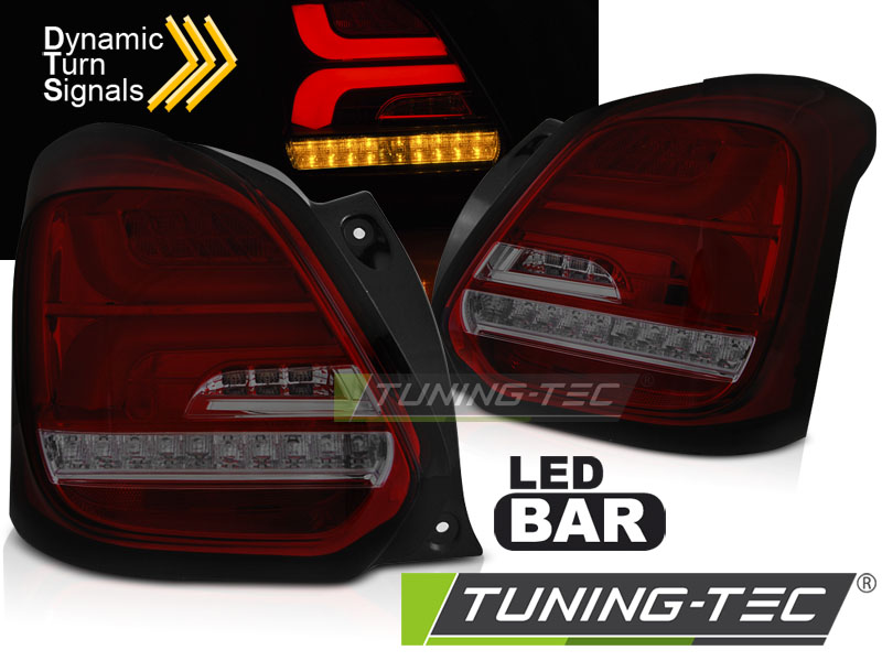 SUZUKI SWIFT VI 17-23 RED SMOKE LED SEQ