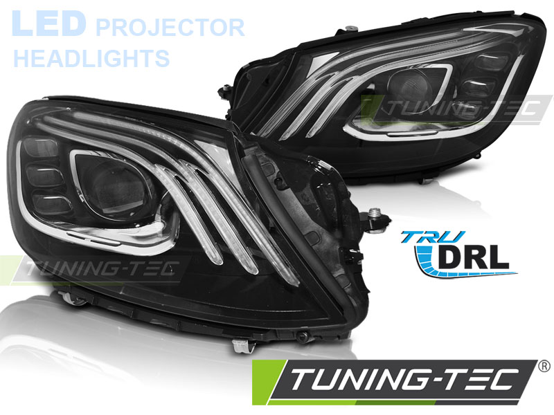 HEADLIGHTS LED BLACK fits MERCEDES W222 13-17