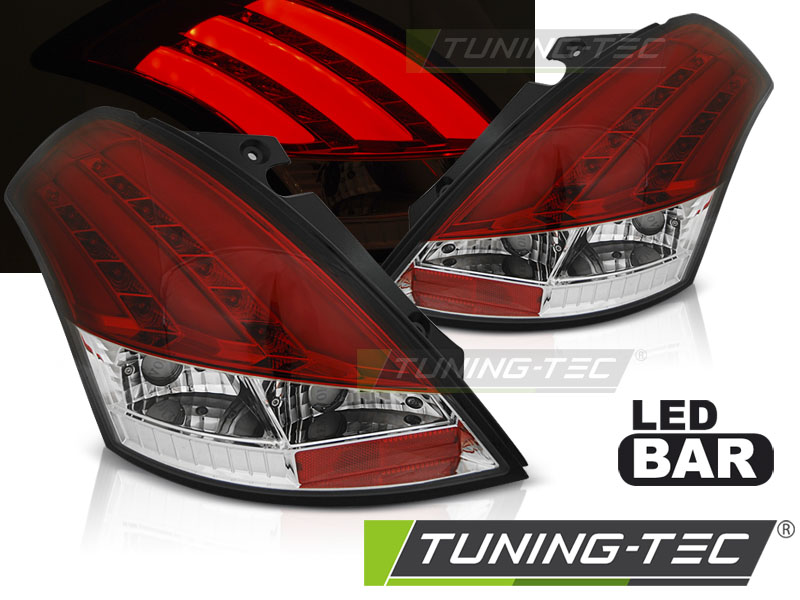 SUZUKI SWIFT V 10-17 RED WHITE LED BAR