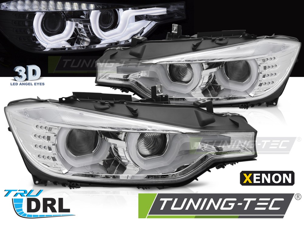 Phare - BMW F30/F31 10.11 - 05.15 HID CHROME U-TYPE