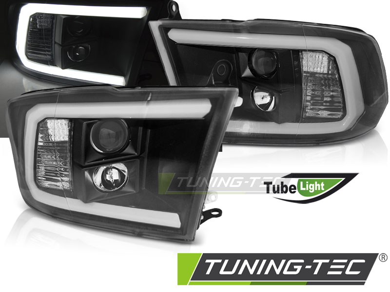 Phare - DODGE RAM 09-18 TUBE LIGHT BLACK