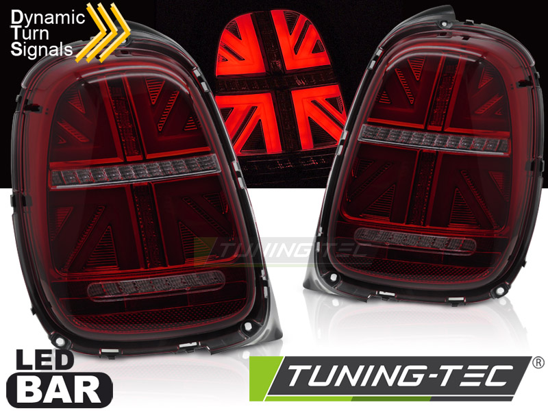 LED - LUMIÈRES DE TAIL LED SMOKE ROUGE SEQ convient MINI COOPER F55