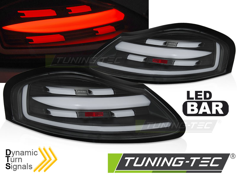 LED BAR TAIL LIGHTS BLACK SEQ fits PORSCHE BOXSTER 986 96-04