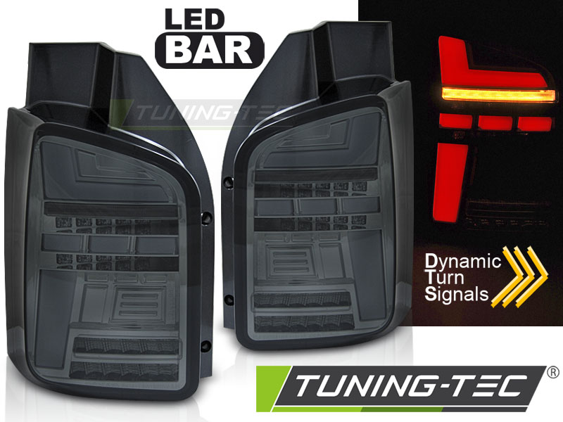 LED - LED BAR TAIL LIGHTS SMOKE SEQ convient VW T6.1 20- OEM BULB
