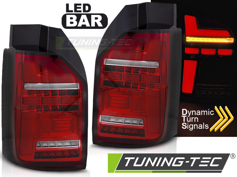 LED - LED BAR TAIL LIGHTS RED BLANC SEQ convient VW T6,T6.1 15-24 LED