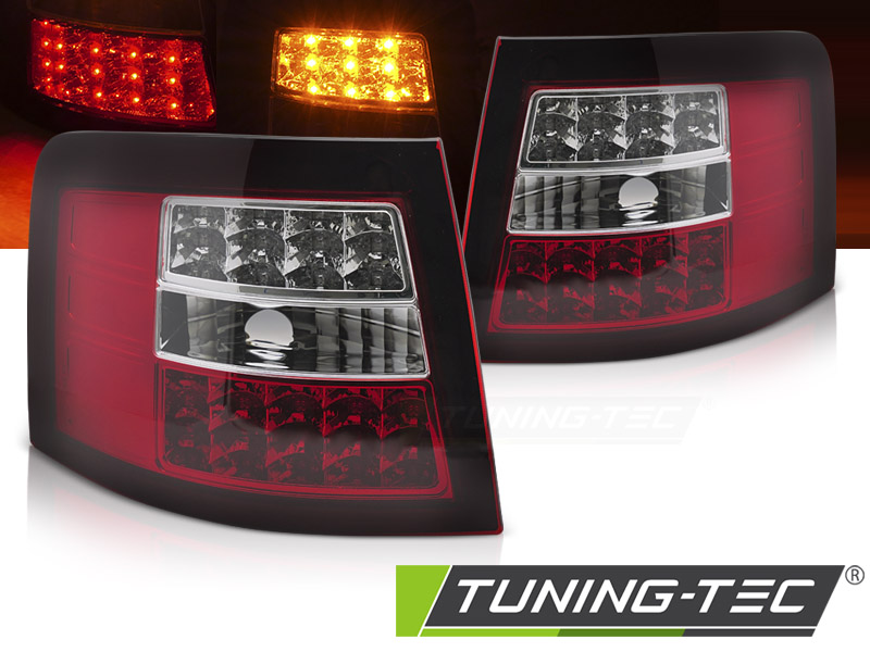 LED - LUMIÈRES DEL BLANC ROUGE ROUGE S'adapte AUDI A6 05.97-05.04