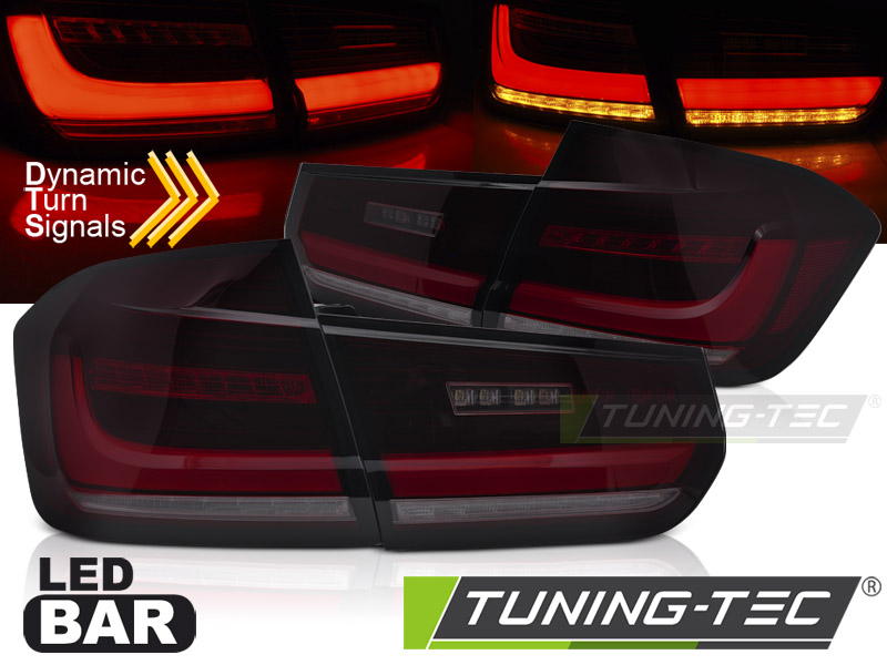 LED - LED BAR SEQ TAIL LIGHTS RED SMOKE convient BMW F30 11-18