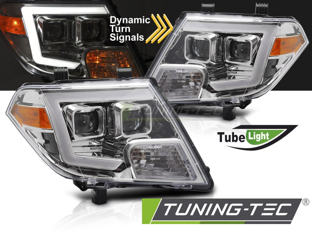Phare - NISSAN FRONTIER 10-14 TUBE LIGHT CHROME