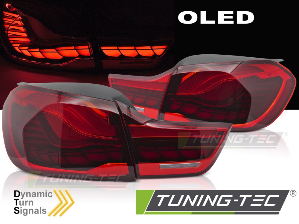 LED - OLED SEQ TAIL LIGHTS RED fits BMW F32 F33 F36 F82 F83 13-21