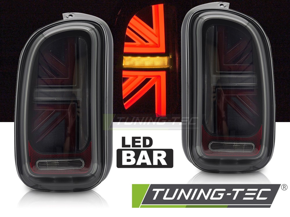 LED - LUMIÈRES DE TAIL LED SMOKE convient à MINI COOPER R55 CLUBMAN 07-14
