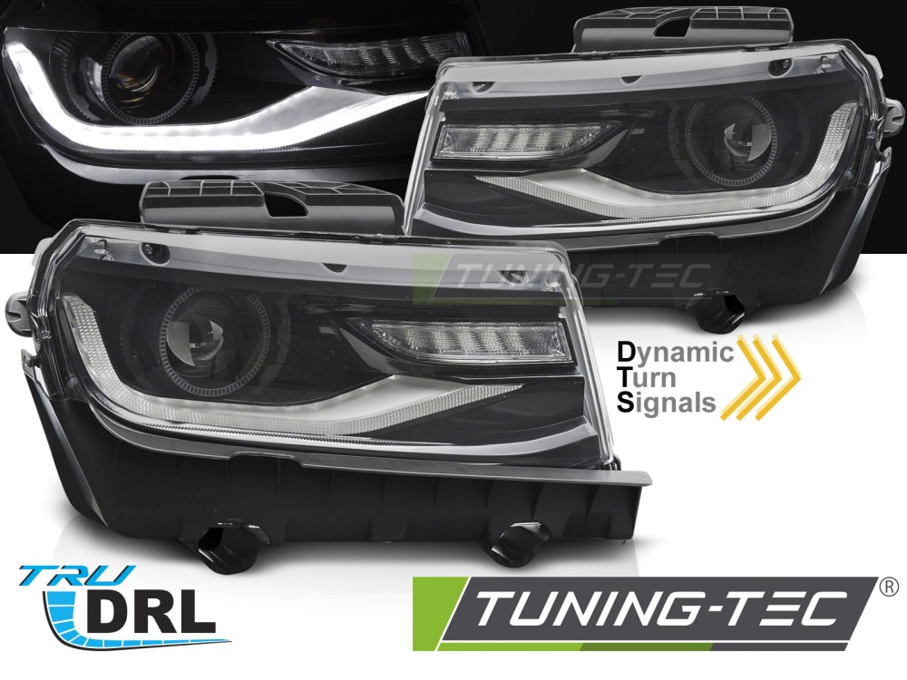 Phare - CHEVROLET CAMARO 13-15 TUBE LED BLACK