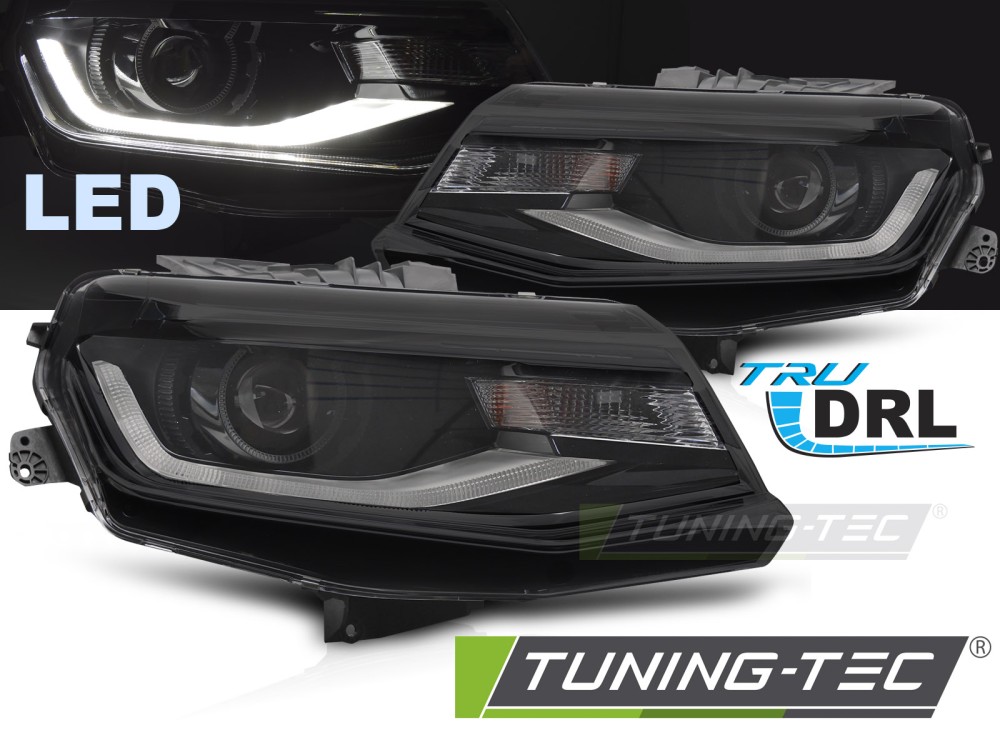 Phare - LED HEADLIGHTS DRL s'adapte CHEVROLET CAMARO 16-18