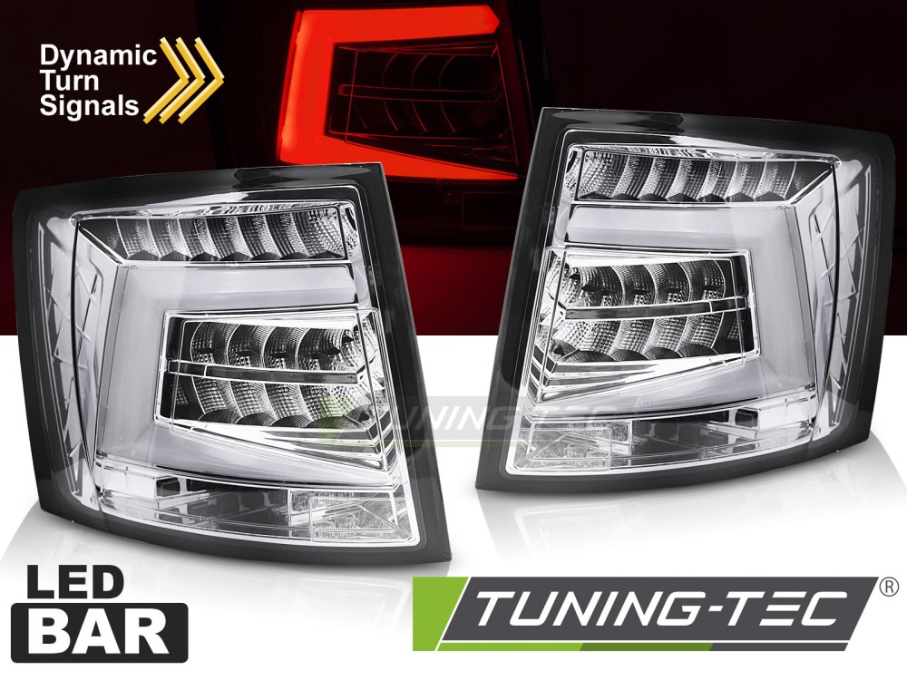 LED BAR TAIL LIGHTS CHROME fits SKODA OCTAVIA III 12-20 SW OEM BULB