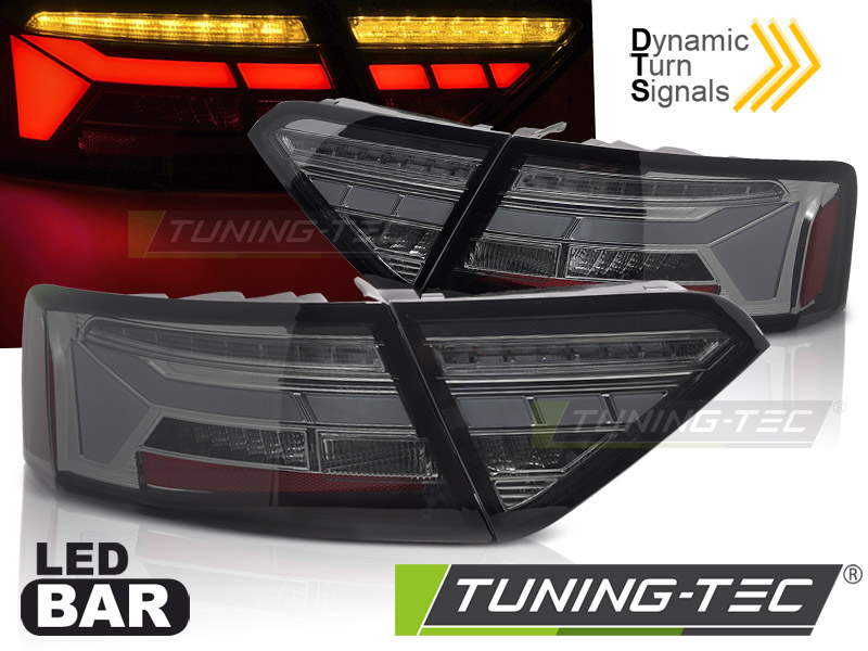 LED - LED BAR TAIL LIGHTS SMOKE SEQ convient AUDI A5 11-16 OEM BULB