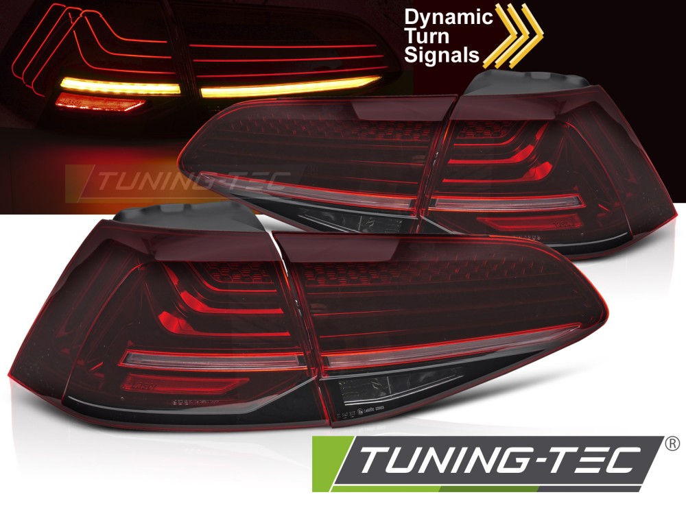 LED TAIL LIGHTS LASER RED LED SEQ fits VW GOLF VII 13-17